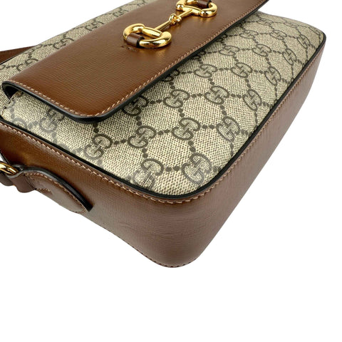 Gucci 1955 Horsebit Gg Supreme Shoulder Bag