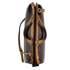 louis vuitton amarante monogram vernis brea mm bag top