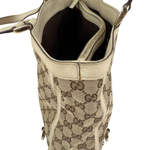 Pre-owned Gucci GG Canvas Abbey D Ring tote bag