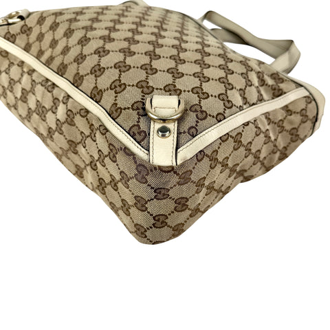 Pre-owned Gucci GG Canvas Abbey D Ring tote bag