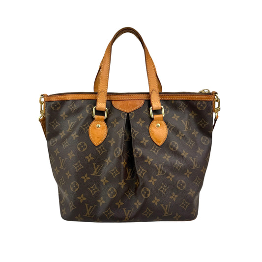 Pre-owned Louis Vuitton Palermo PM Monogram Canvas back view