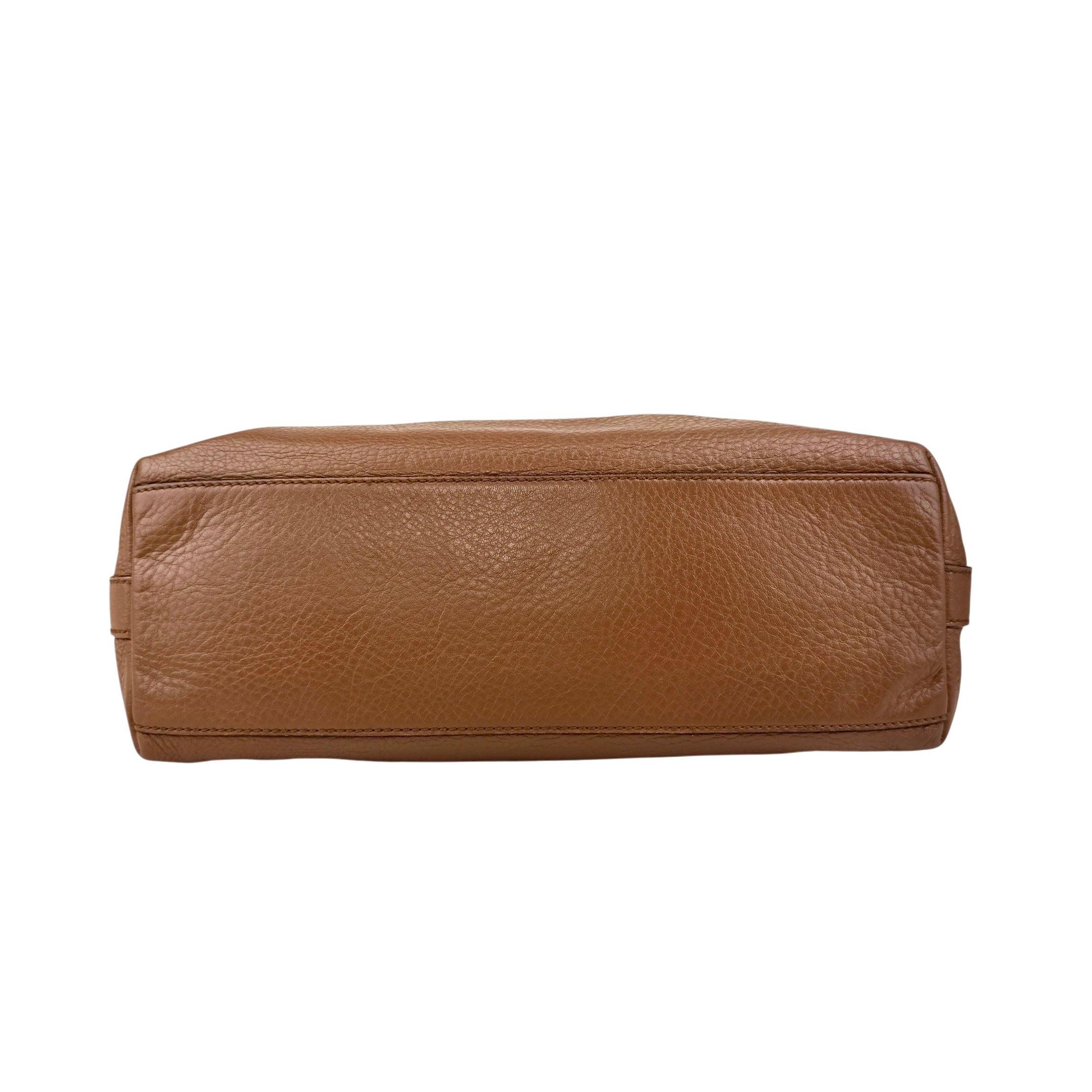 Pre-owned Gucci Brown Pebbled Leather Miss GG Original Hobo bag