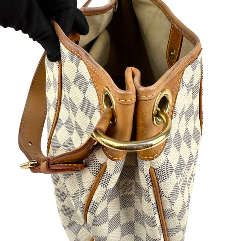 Louis Vuitton Damier Azur Canvas Galliera PM Bag