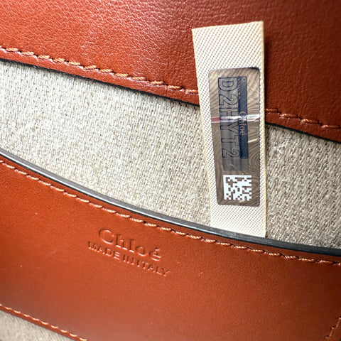 Pre-owned Chloé Tess Bag In Smooth And Suede Leather In Brown bag