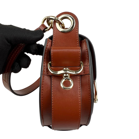Pre-owned Chloé Tess Bag In Smooth And Suede Leather In Brown bag