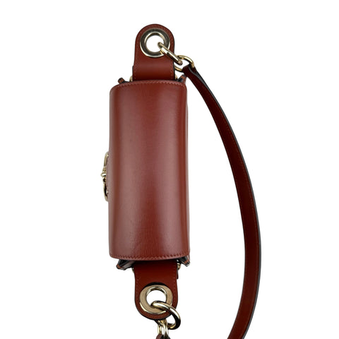 Pre-owned Chloé Tess Bag In Smooth And Suede Leather In Brown bag