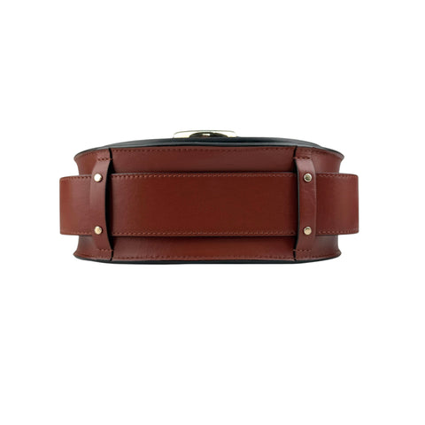 Pre-owned Chloé Tess Bag In Smooth And Suede Leather In Brown bag