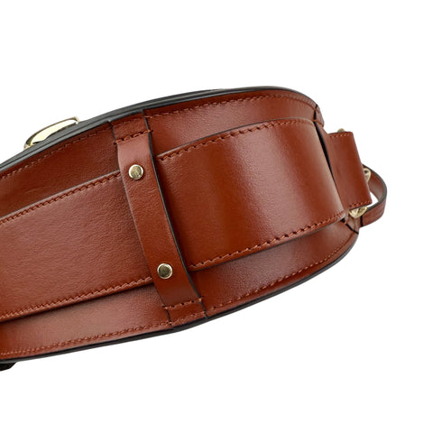 Pre-owned Chloé Tess Bag In Smooth And Suede Leather In Brown bag