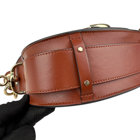 Pre-owned Chloé Tess Bag In Smooth And Suede Leather In Brown bag