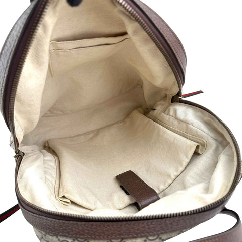 Gucci GG Supreme Monogram Web Insect Dome Backpack