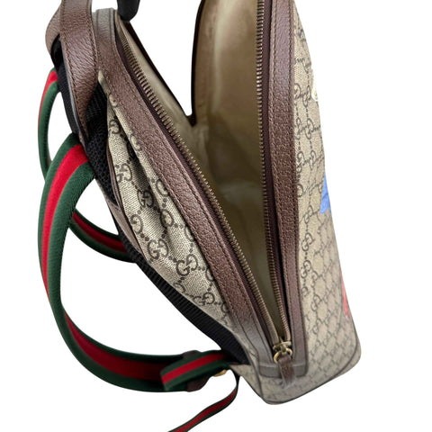Gucci GG Supreme Monogram Web Insect Dome Backpack