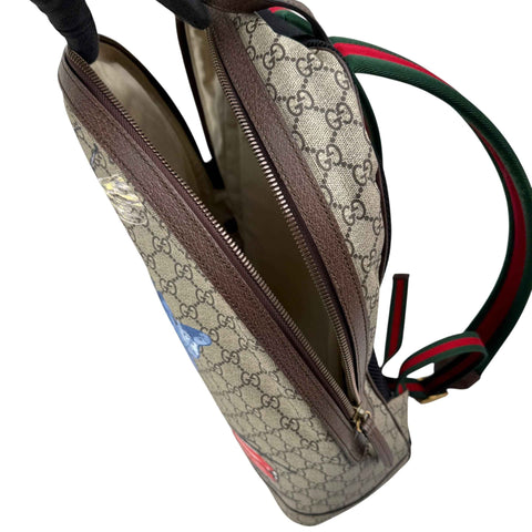 Gucci GG Supreme Monogram Web Insect Dome Backpack