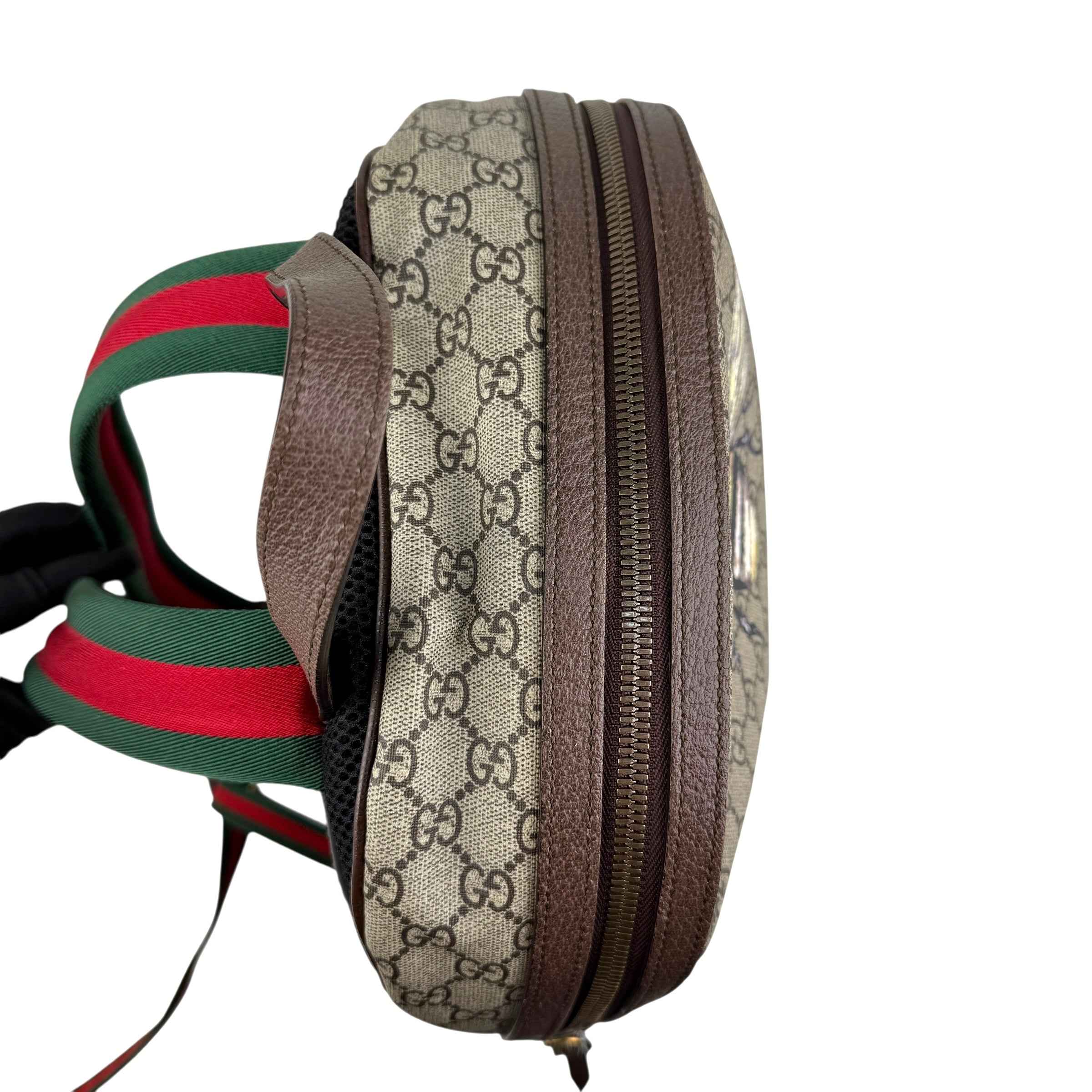Gucci GG Supreme Monogram Web Insect Dome Backpack