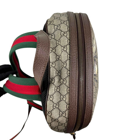 Gucci GG Supreme Monogram Web Insect Dome Backpack