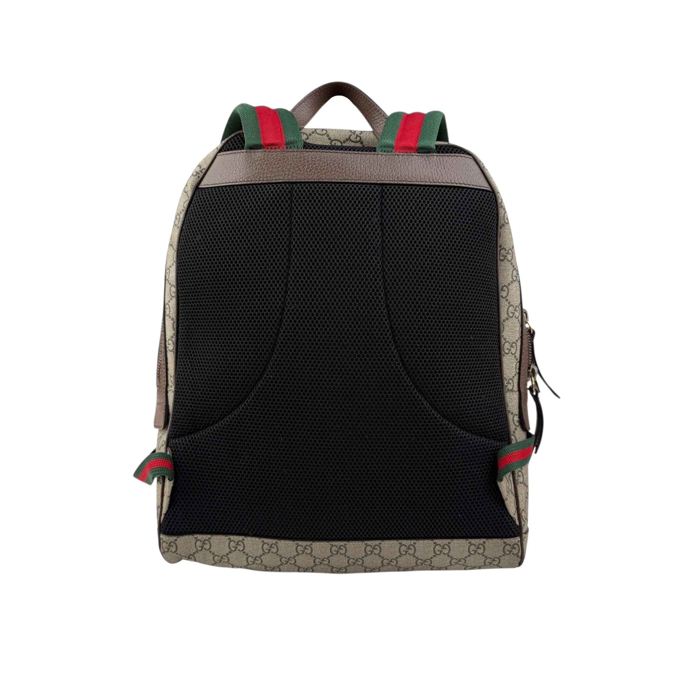 Gucci GG Supreme Monogram Web Insect Dome Backpack
