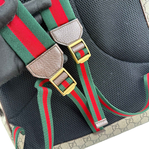 Gucci GG Supreme Monogram Web Insect Dome Backpack