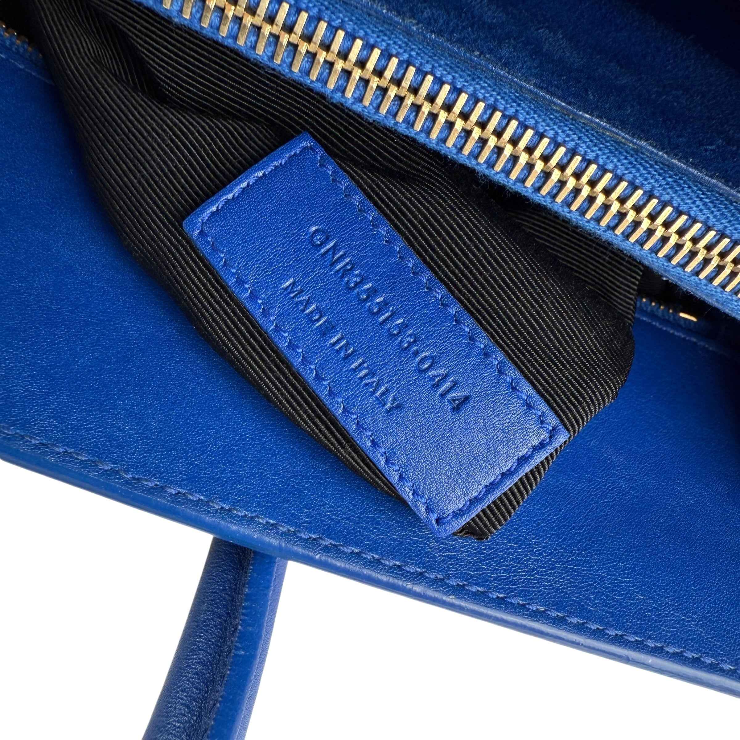 Large Saint Laurent Sac De Jour Tote Sapphire