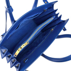 Large Saint Laurent Sac De Jour Tote Sapphire