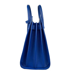 Large Saint Laurent Sac De Jour Tote Sapphire