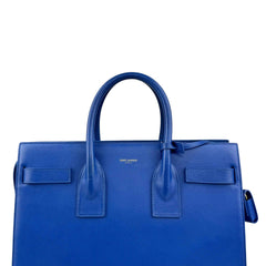 Large Saint Laurent Sac De Jour Tote Sapphire