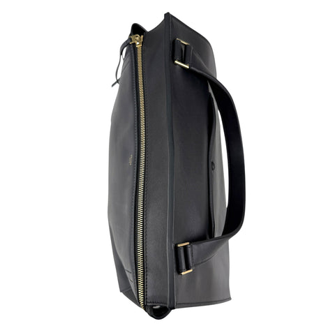 Pre-owned Celine Black Smooth Leather Edge Shoulder Bag shoulder bag