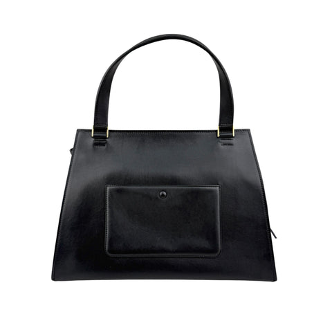 Pre-owned Celine Black Smooth Leather Edge Shoulder Bag shoulder bag