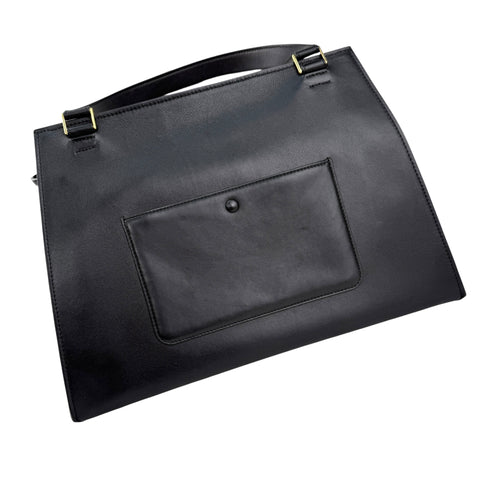 Pre-owned Celine Black Smooth Leather Edge Shoulder Bag shoulder bag