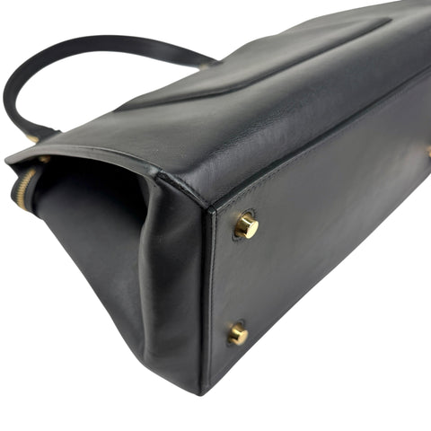 Pre-owned Celine Black Smooth Leather Edge Shoulder Bag shoulder bag