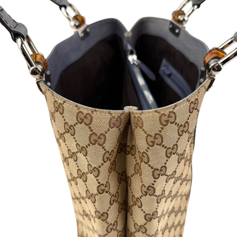 Gucci Medium GG Canvas Bamboo Libeccio tote bag
