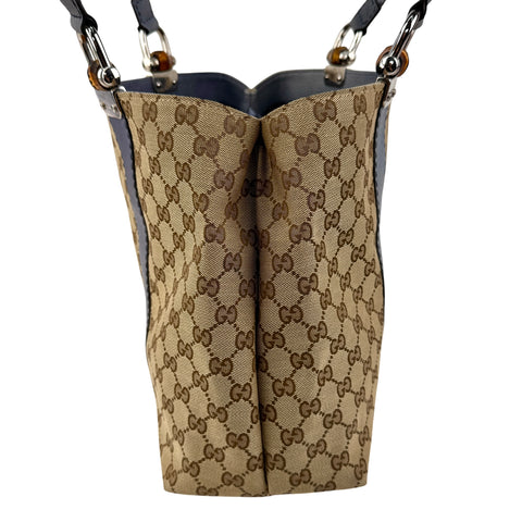 Gucci Medium GG Canvas Bamboo Libeccio tote bag