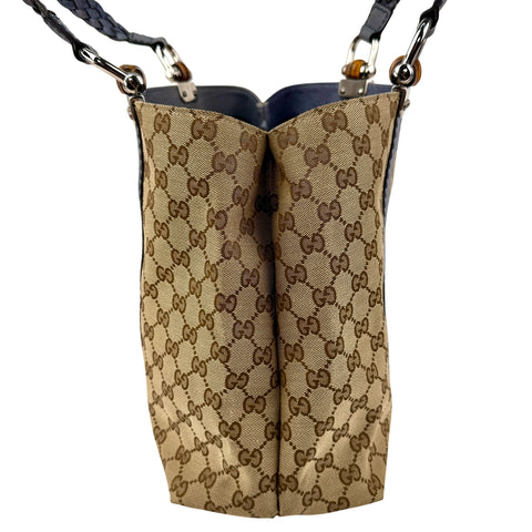 Gucci Medium GG Canvas Bamboo Libeccio tote bag