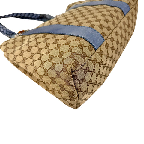 Gucci Medium GG Canvas Bamboo Libeccio tote bag