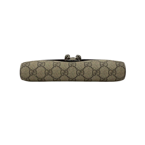 Gucci Beige/Red GG Supreme Canvas and Leather Dionysus Wallet on Chain