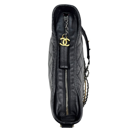 Chanel Black Quilted Leather Gabrielle Medium crossbody bag