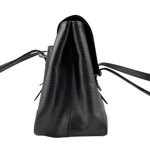 Louis Vuitton Black Epi Leather Segur MM Bag