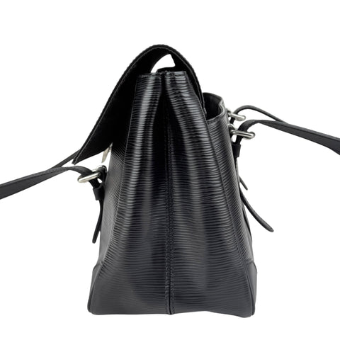 Louis Vuitton Black Epi Leather Segur MM Bag