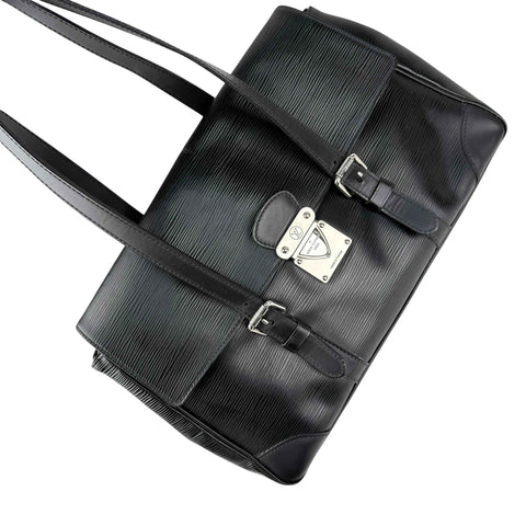 Louis Vuitton Black Epi Leather Segur MM Bag