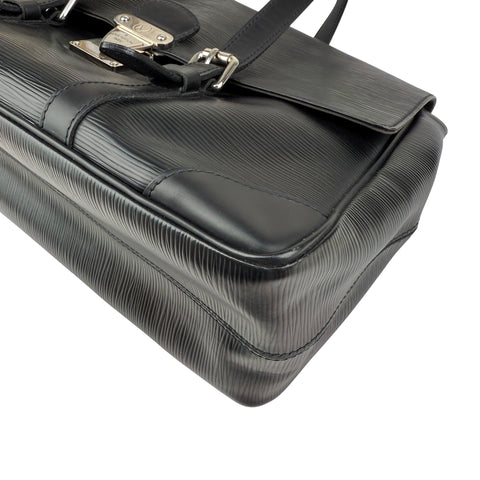 Louis Vuitton Black Epi Leather Segur MM Bag