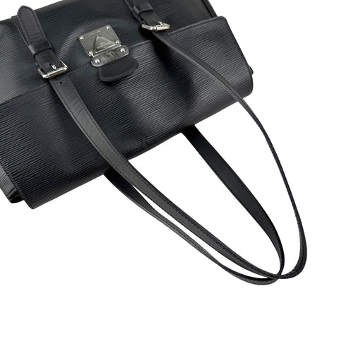 Louis Vuitton Black Epi Leather Segur MM Bag