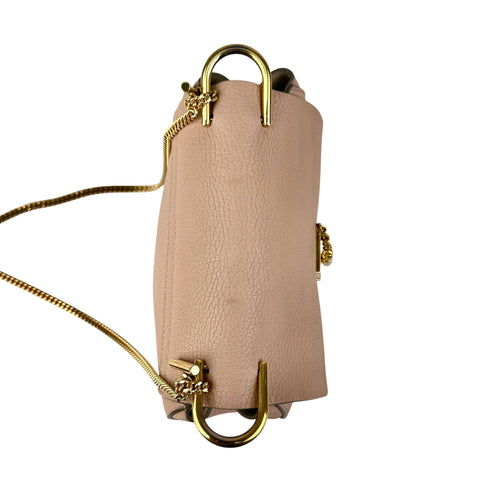 Chloe Pink Leather Drew Shoulder Bag