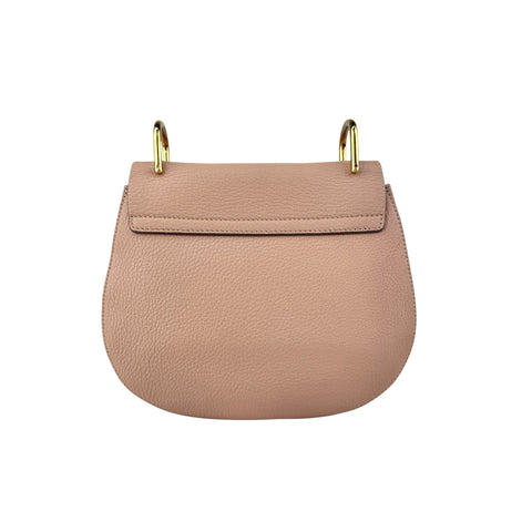 Chloe Pink Leather Drew Shoulder Bag