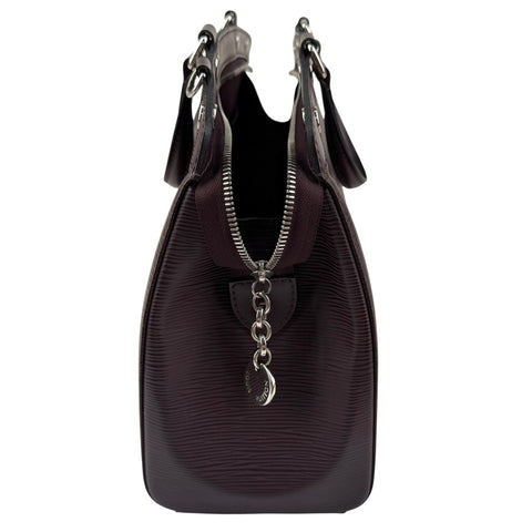 Louis Vuitton Burgundy Epi Leather Brea MM Bag