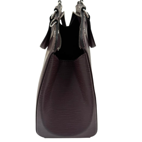 Louis Vuitton Burgundy Epi Leather Brea MM Bag