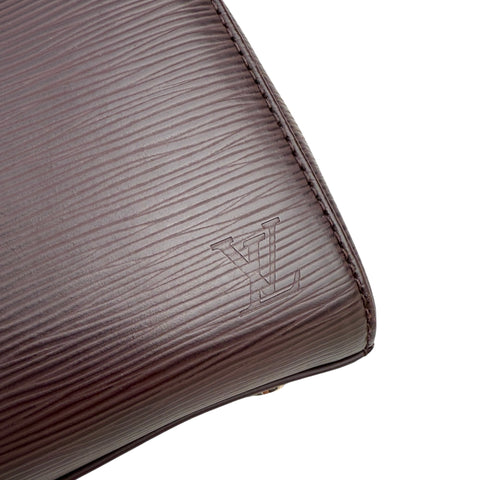 Louis Vuitton Burgundy Epi Leather Brea MM Bag