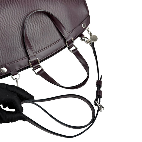 Louis Vuitton Burgundy Epi Leather Brea MM Bag