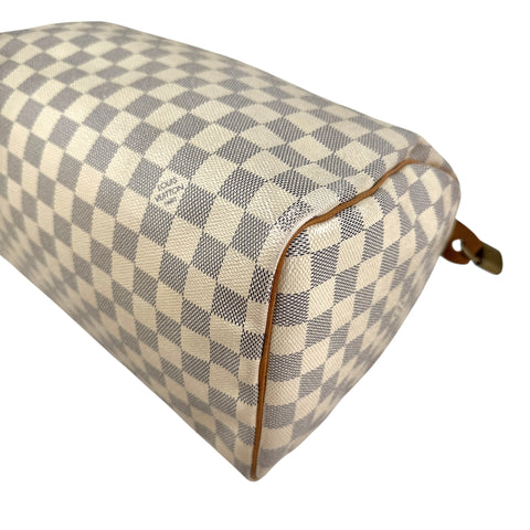 Pre-owned Louis Vuitton Damier Azur Canvas Speedy 30 bag