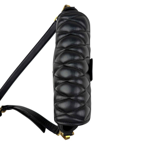 Miu Miu nappa matelassé biker shoulder bag