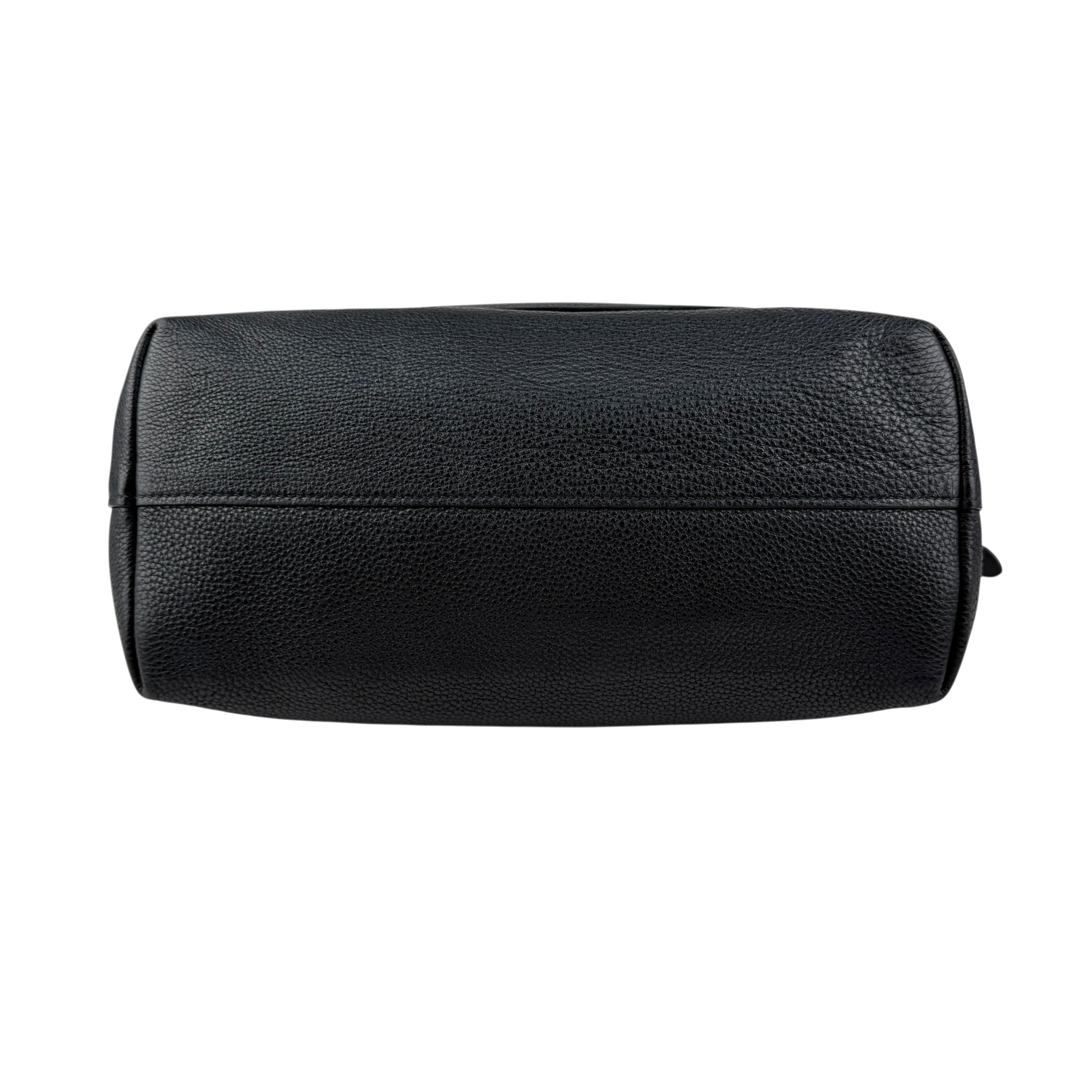 Pre-owned Prada Black Vitello Daino Leather Tote tote bag