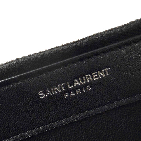 Saint Laurent Silver Metallic Sunset Chain Wallet