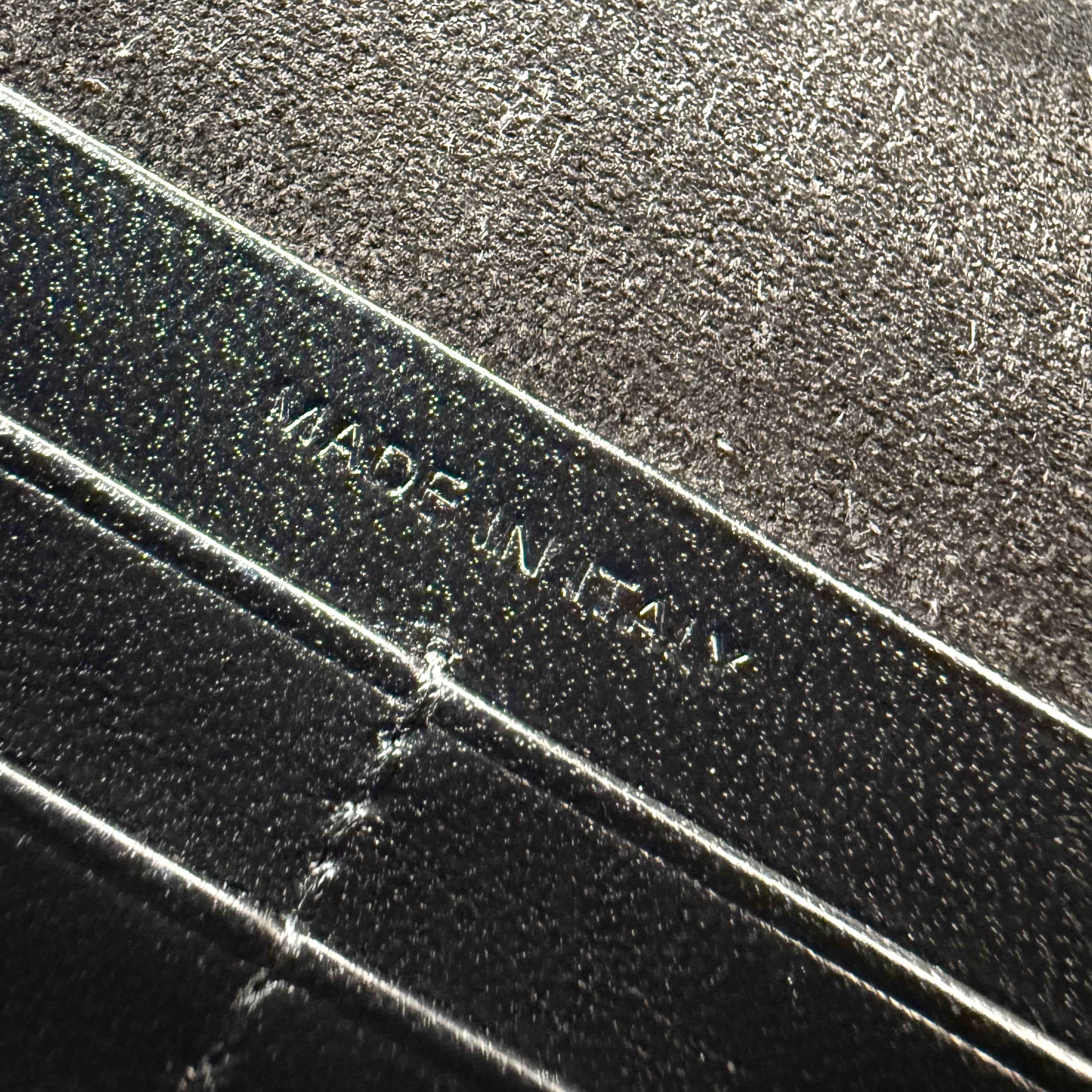 Saint Laurent Silver Metallic Sunset Chain Wallet
